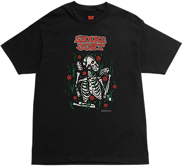 Shake Junt - Pushin' Ss S-blk - Skateboard Tshirt