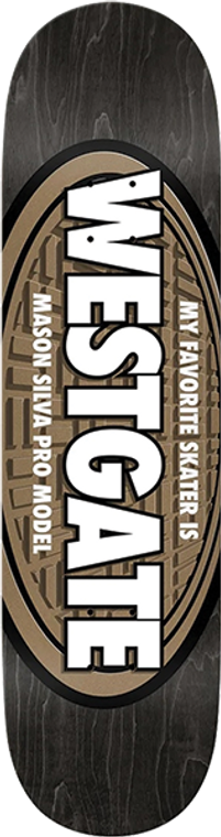 Real - Silva My Favorite Skater Deck-8.06 Black - Skateboard Deck