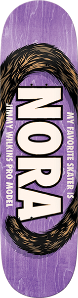Real - Wilkins My Favorite Skater Deck-8.5 Purple - Skateboard Deck