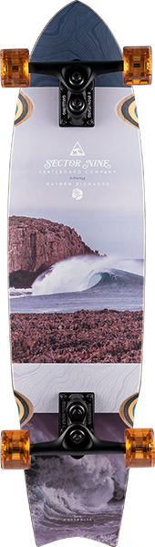 Sector 9 - Unagi Rips Complete-8.75x34.5 - Complete Skateboard