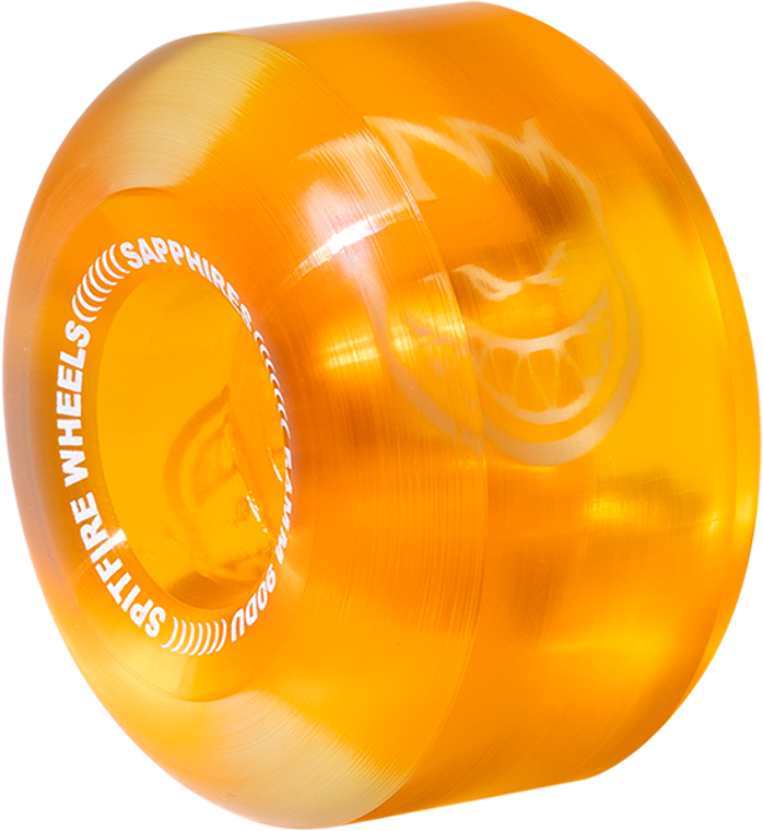 Spitfire - Sapphire 90du Cruiser 54mm Clr/org - Skateboard Wheels (Set of Four)