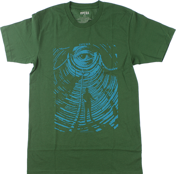 Opera - Slither Ss S-dark Green - Skateboard TShirt