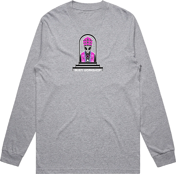 Alien Workshop - Priest Ls S-heather Grey - Longsleeve Tee Shirt