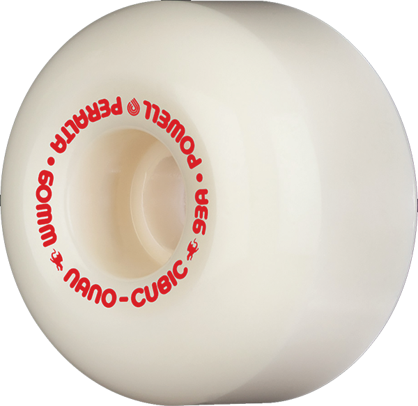 Powell Peralta - Df Nano Cubic 60/38mm 93a White - Skateboard Wheels (Set Of Four)