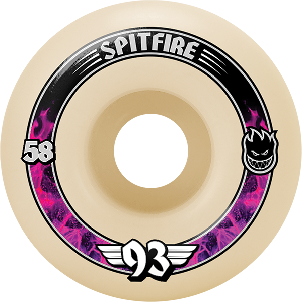 Spitfire - F4 93a Radial 58mm Natural - Skateboard Wheels (Set Of Four)