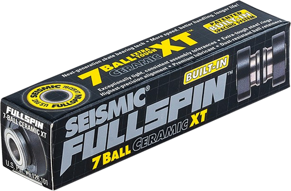 Seismic - Fullspin 8mm 7-ball Ceramic Xt Built-in - Skateboard Bearings