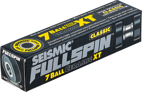 Seismic - Fullspin 8mm 7-ball Ceramic Xt Classic - Skateboard Bearings