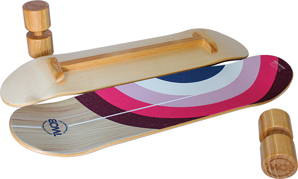 Twob - Balance Board Hermosa Surise Nat/blue/pink