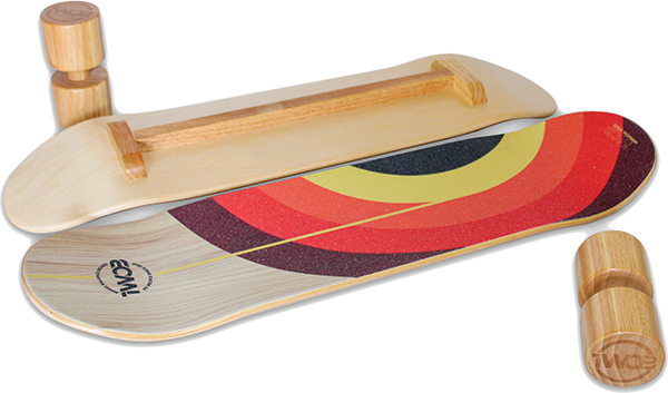 Twob - Balance Board Hermosa Sunset Nat/yel/orange