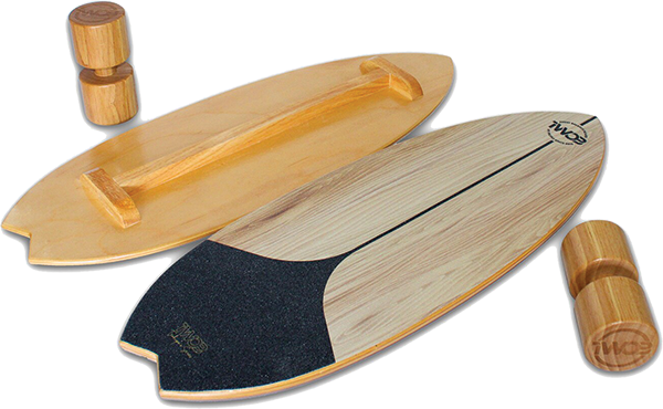 Twob - Balance Board Teahupo'o Barrel Nat/black