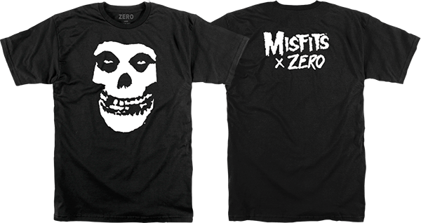 Zero - Misfits Fiend Skull Ss Xl-black - Skateboard Tshirt