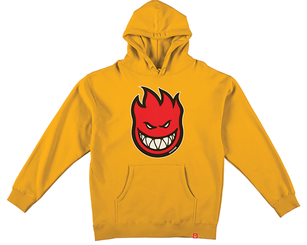 Spitfire - Bighead Fill Hd/swt S-gold/rd/wt/bk - Skateboard Sweatshirt