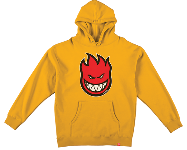 Spitfire - Bighead Fill Hd/swt M-gold/rd/wt/bk - Skateboard Sweatshirt