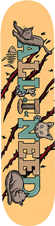 All I Need - Cats Deck-7.75 - Skateboard Deck