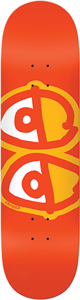 Krooked - Eyes Deck-8.25 Orange - Skateboard Deck