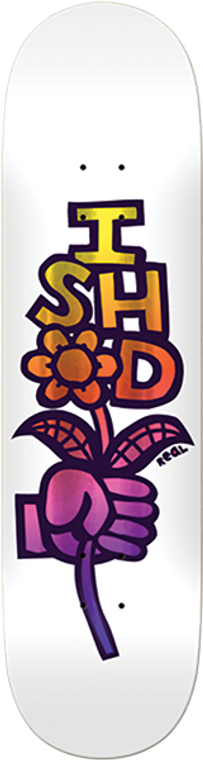 Real - Wair Bouquet Deck-8.38 White Er - Skateboard Deck