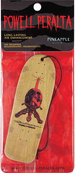 Powell Peralta - Air Freshener Ray Rod Skull And Sword Yellow