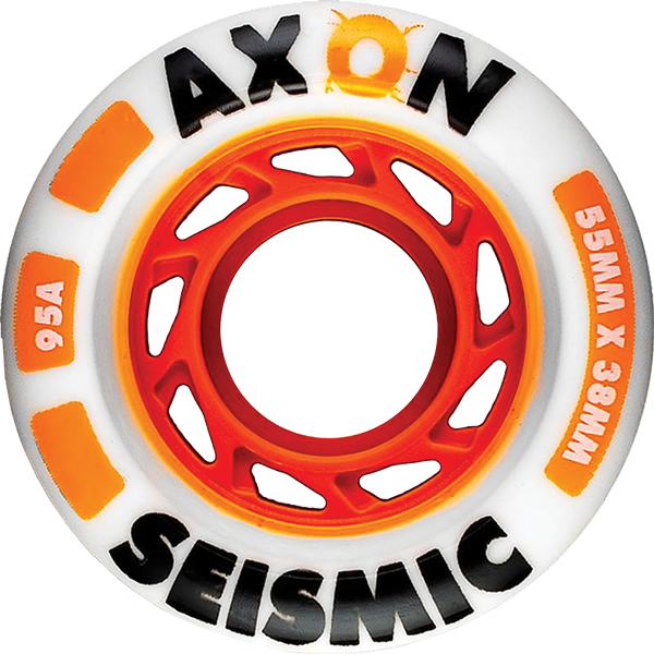 Seismic - Axon 55mm 95a White - Skateboard Wheels (Set of Four)
