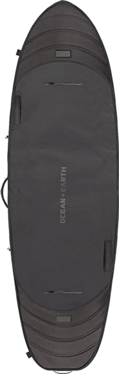 Ocean and Earth - Apex Fish/short Travel 4-board 6'4" Black - Surfboard Bag