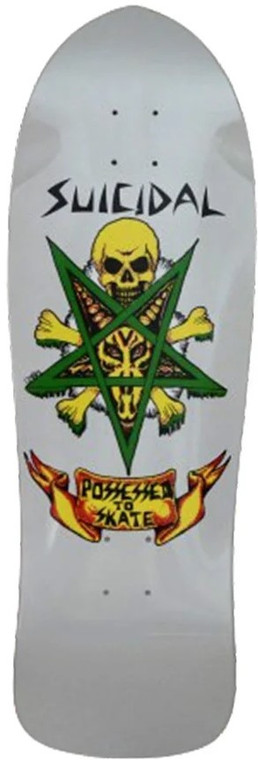 Dogtown X Suicidal Tendencies Possessed To Skate Silver Dip Re-issue Deck 10.12 X 30.82 - Skateboard Deck