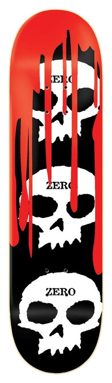 Zero Team 3 Skull Blood Deck 8.50 - Skateboard Deck