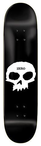 Zero Team Single Skull Deck 7.75 - Skateboard Deck