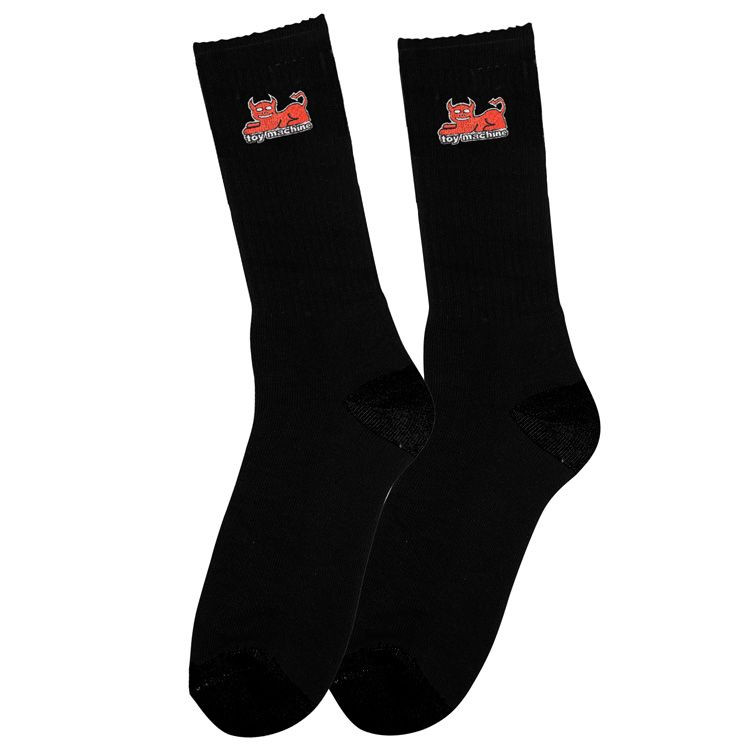 Toy Machine Devil Cat Socks Black