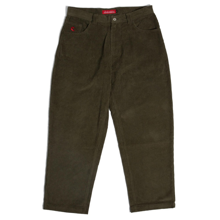 Chocolate Cord Pants Olive 32
