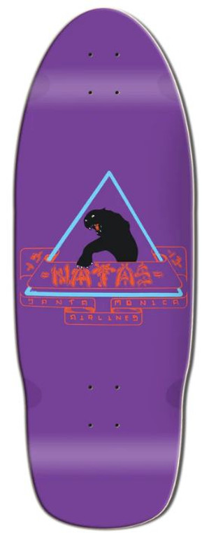 Sma Natas Purple Dip Reissue Shaped Deck 10.00 X 29.00 - Skateboard Deck