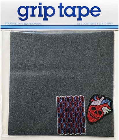 Strangelove Grip Strip Pack With Stickers - Skateboard Grip Tape