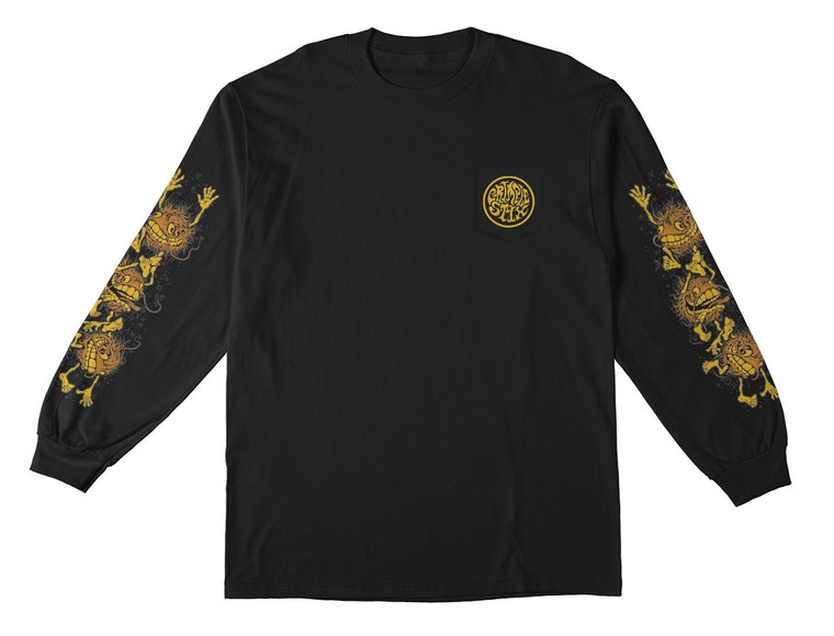 Anti-hero Grimple Sleeves Pocket Black Ls Xl