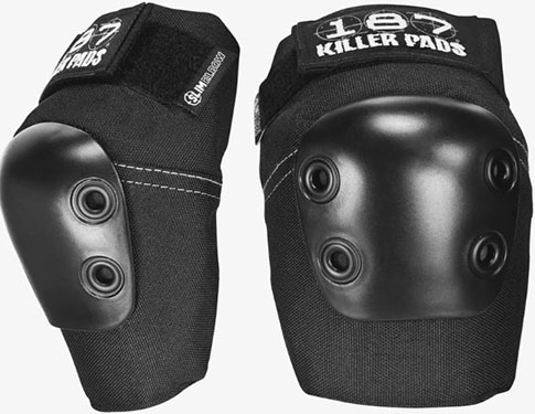 187 Killer Pads Slim Elbow Black Xl - Skateboard Pads