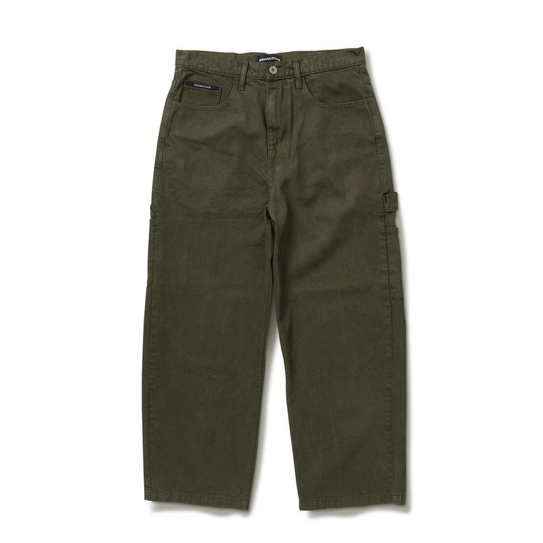Primitive Mason Olive Carpenter Pant 34
