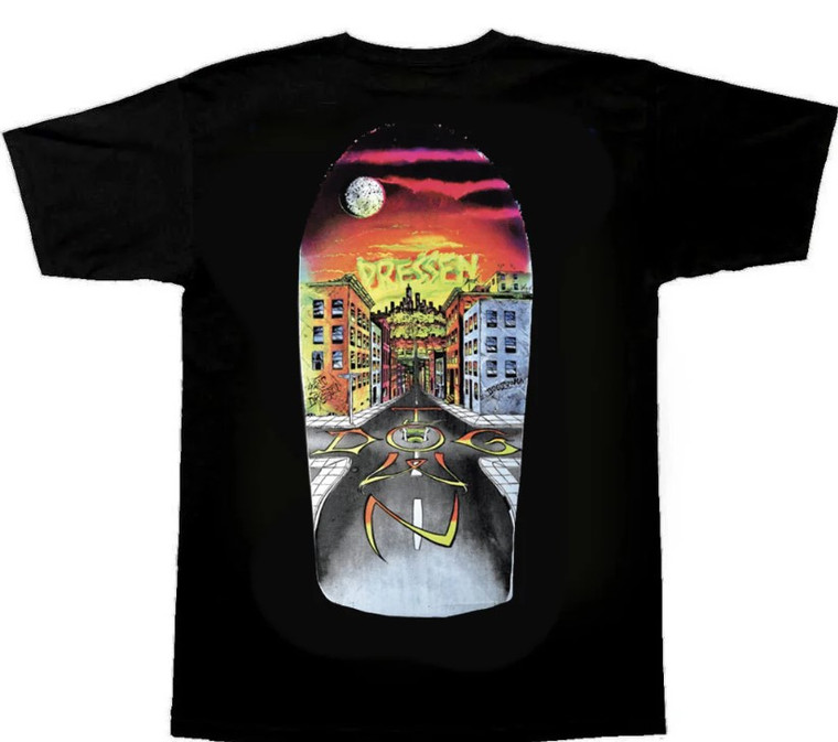 Dogtown Eric Dressen Street Black Ss L - Skateboard Tshirt