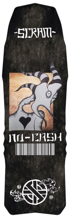 Scram Gnarjersey Shaped Deck 10.37 X 33.00 - Skateboard Deck