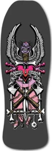Brand-x Team Ed Gein Og Riot Shaped Deck 10.00 X 30.00 (hand Screened Assorted Colors) - Skateboard Deck