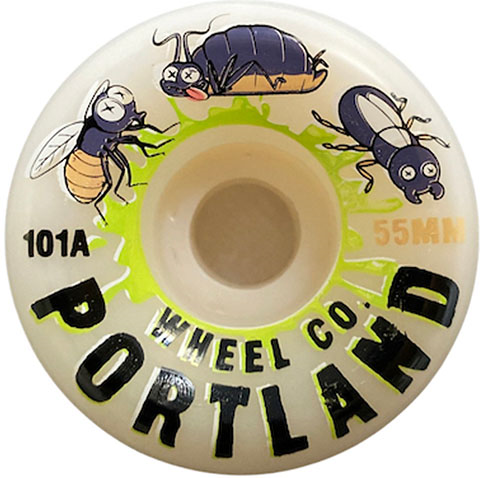 The Portland Wheel Company Pest Control 55mm 101a - Skateboard Wheels (Set Of 4)