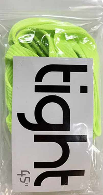 Tight Laces Flat 45" Neon Yellow