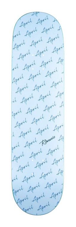 April Ronnie Kessner Script Logo Deck 8.50 - Skateboard Deck