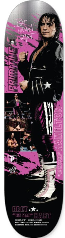 Primitive X Wwe Hamilton Hitman Deck 8.12 - Skateboard Deck