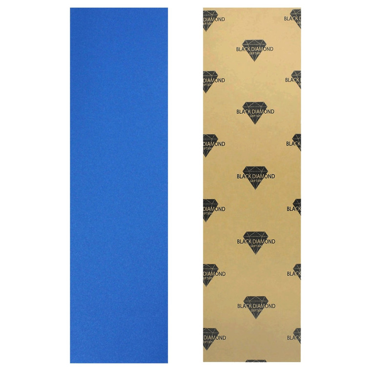 Black Diamond Longboard Griptape Sheet 10.00 X 48.00 Blue - Skateboard Grip Tape