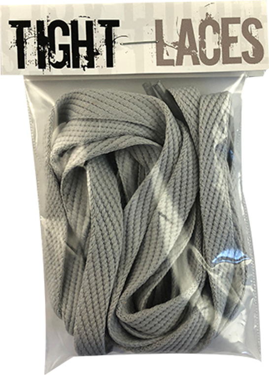 Tight Laces Flat 45" Light Grey