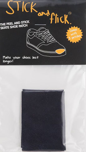 Stick & Flick Navy Suede Peel And Stick Shoe Patch