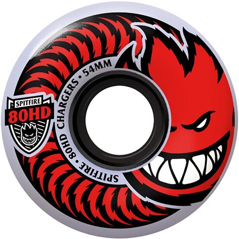 Spitfire 80hd Charger Classic Full Clear/red 58mm (set Of 4)