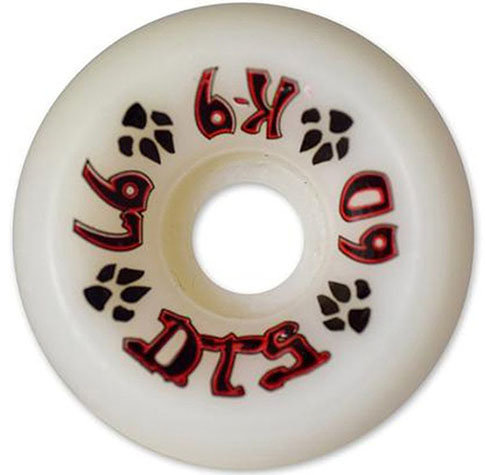 Dogtown K-9 80's White Wheels 60mm 97a (set Of 4) - Skateboard Wheels
