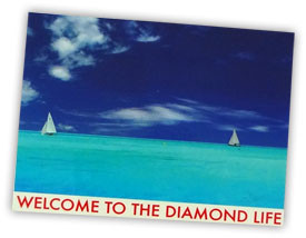 Diamond Caribbean Sticker