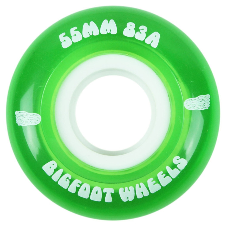 Bigfoot Cruiser Green 55mm 83a - Skateboard Wheels (Set Of 4)