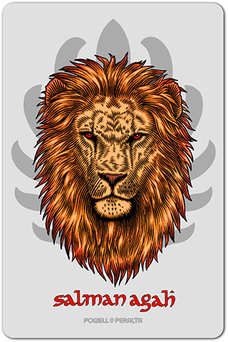Powell Salman Agah Lion Sticker