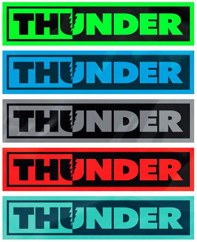 Thunder Bolts Md Sticker