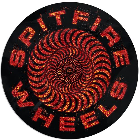 Spitfire Embers Classic Swirl Med Sticker
